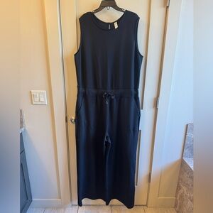 SPANX Black Sleeveless Jumpsuit